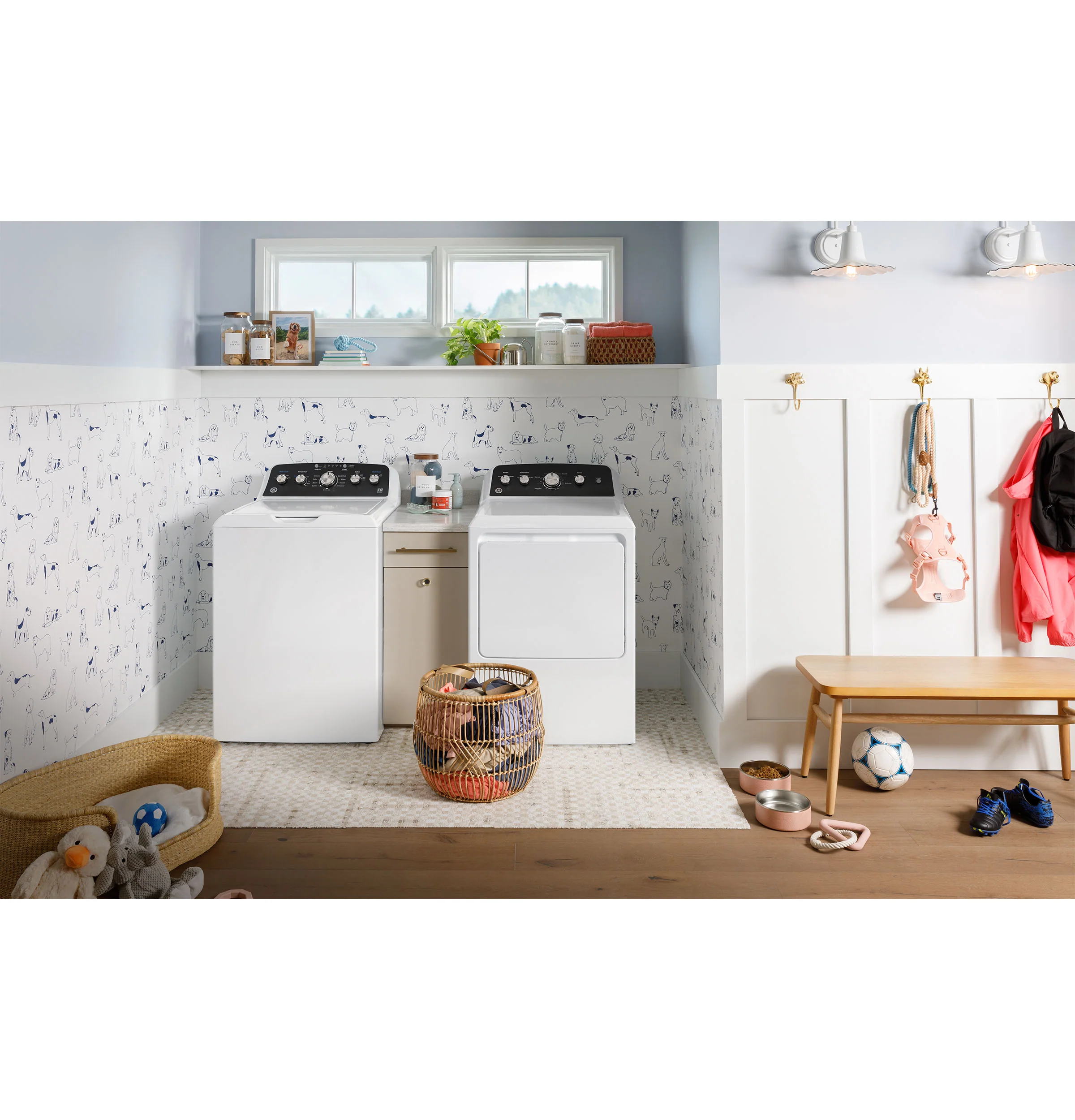 GEKITG485ASWWB WASHER AND GAS DRYER KIT GTW485ASWWB/GTD48GASWWB - Image 6