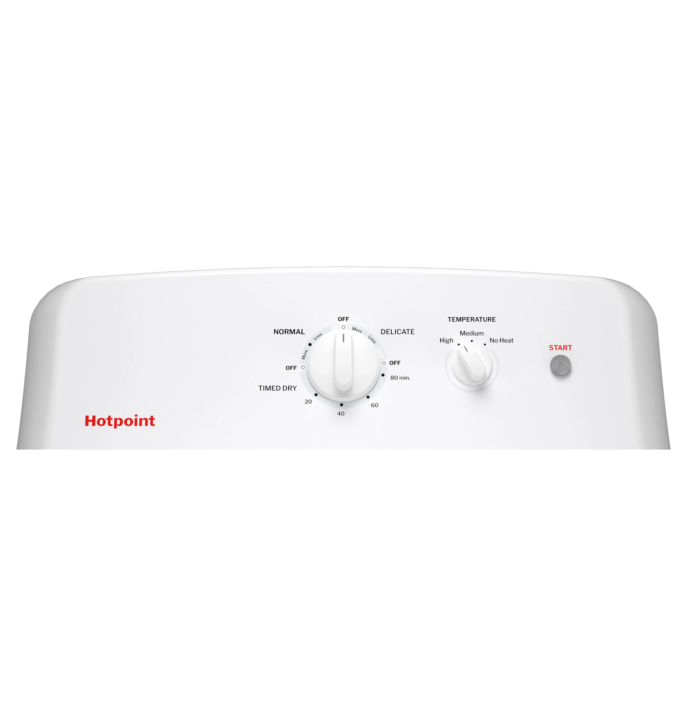 Hotpoint® 6.2 cu. ft. Capacity Gas Dryer with Up To 120 ft. Venting and Shallow Depth HTX26GASWWW - Image 3