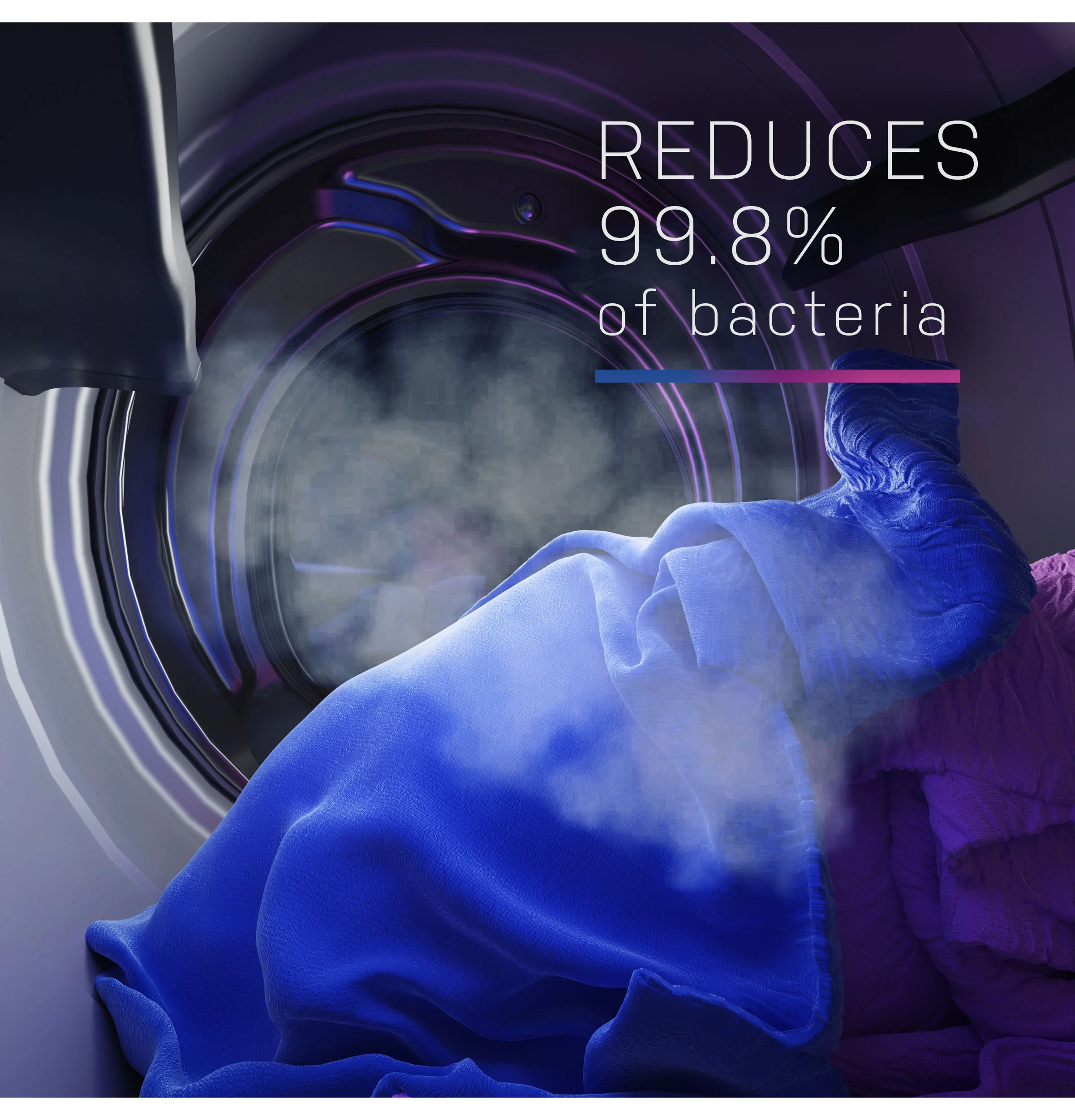 GE Profile™ 7.8 cu. ft. Capacity Smart Front Load Gas Dryer with Steam and Sanitize Cycle PFD87GSPVRS - Image 4