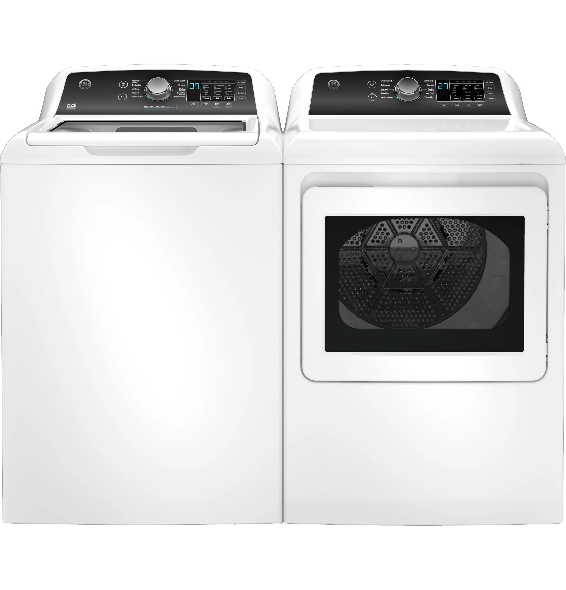 GE® 4.5  cu. ft. Capacity Washer with Water Level Control GTW585BSVWS - Image 4