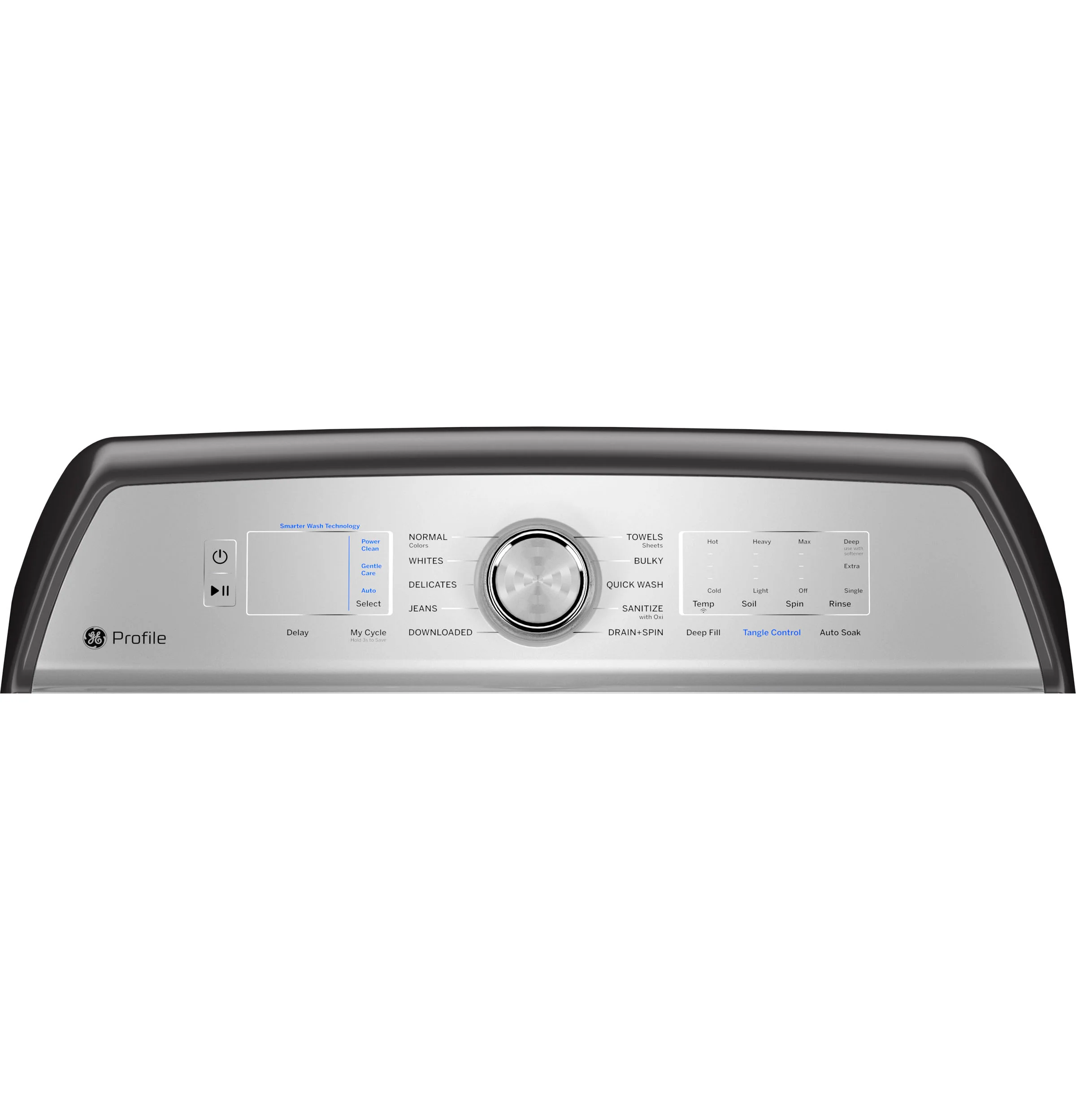 GE Profile ENERGY STAR 5.0  cu. ft. Capacity Washer with Smarter Wash Technology and FlexDispense PTW600BPRDG - Image 3