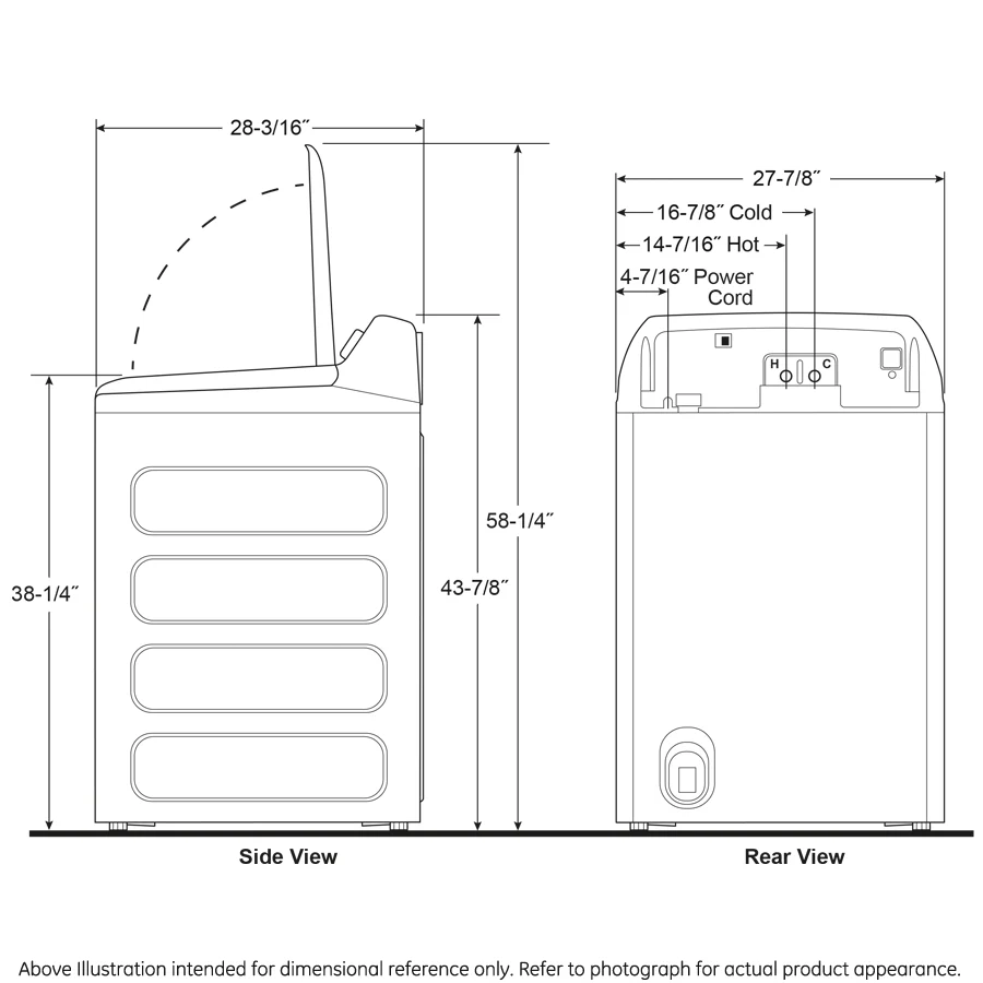 GE Profile ENERGY STAR 5.0  cu. ft. Capacity Washer with Smarter Wash Technology and FlexDispense PTW600BPRDG - Image 5