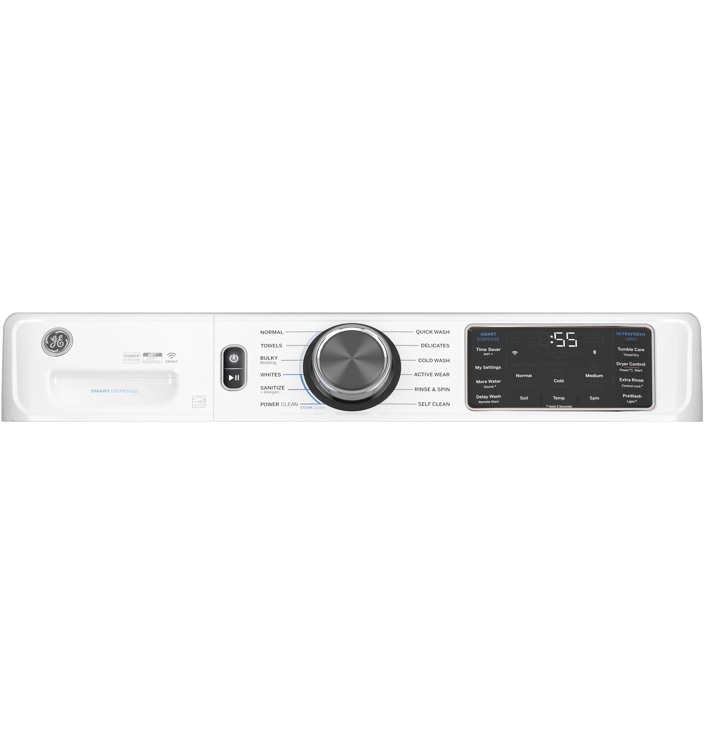 GEKIT655SSVWW Washer & Electric Dryer Set GFW655SSVWW/GFD65ESSVWW - Image 4
