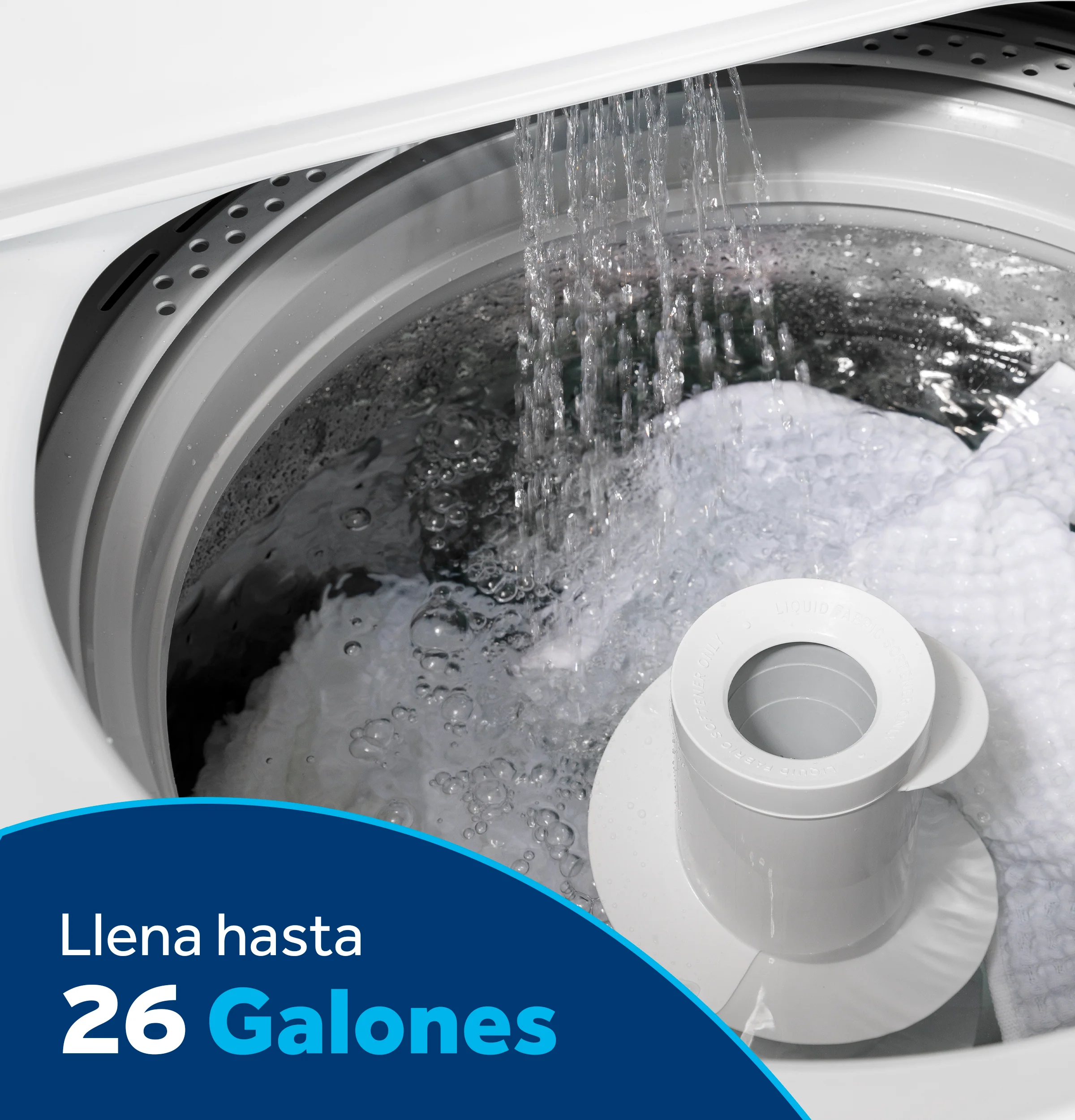 GE® 4.5 cu. ft. Capacity Washer with Spanish Panel and Wash Modes Soak and Power ETW485ASWWB - Image 8
