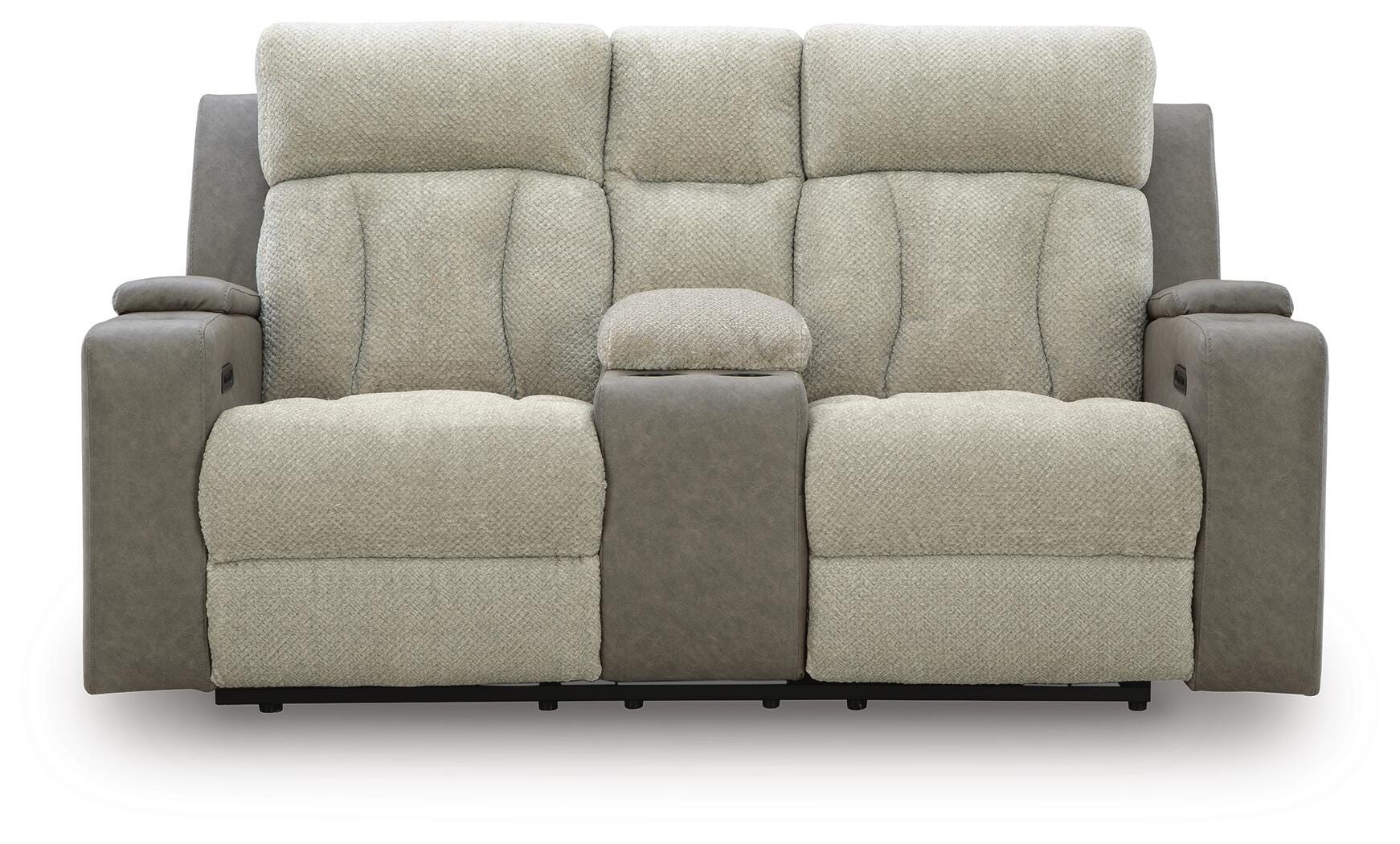 WhipLash Power Reclining Loveseat with Console - Image 4