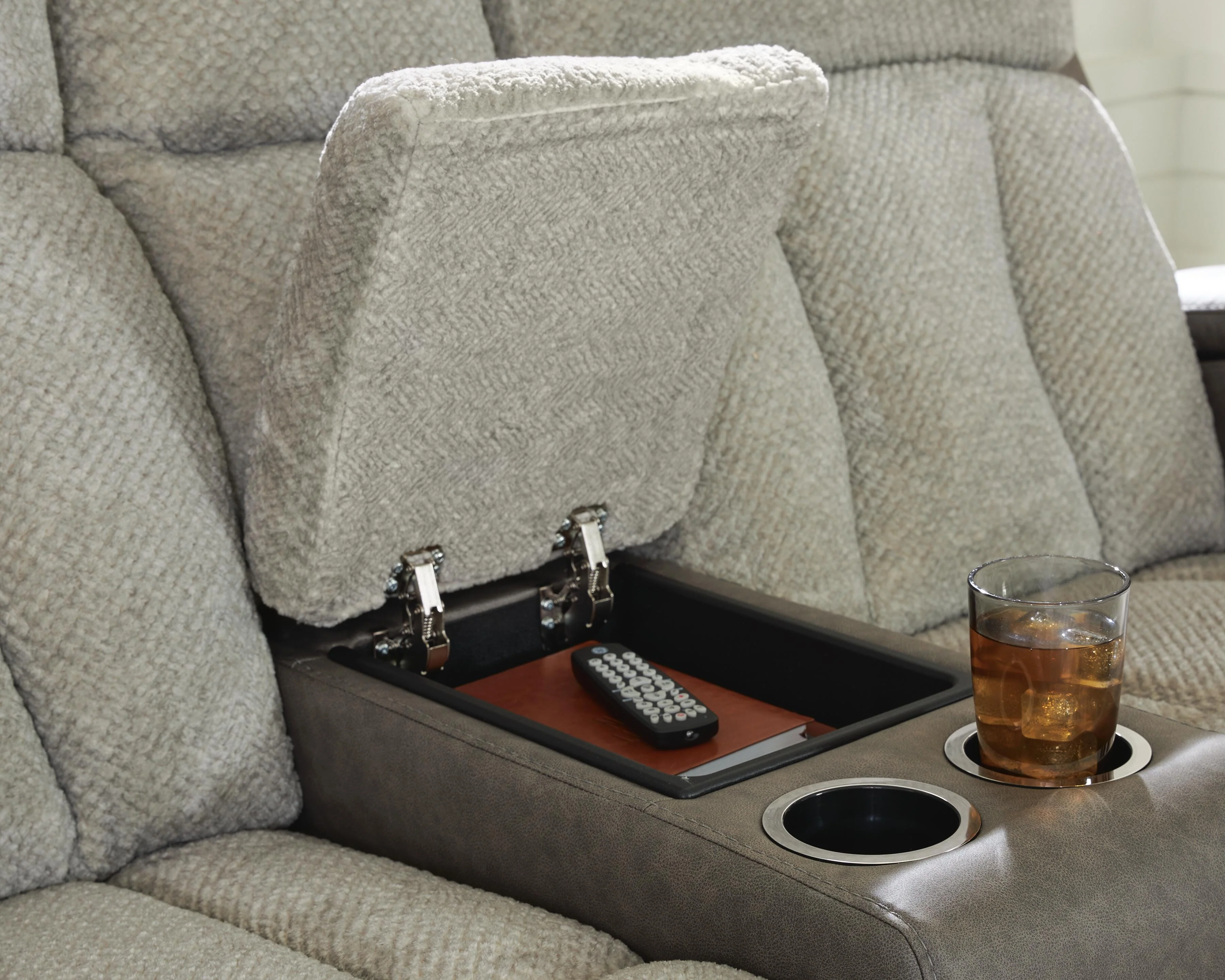 WhipLash Power Reclining Loveseat with Console - Image 6