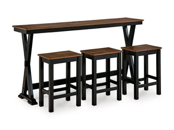 Wildenauer Counter Height Dining Table and 3 Barstools Set - Image 3