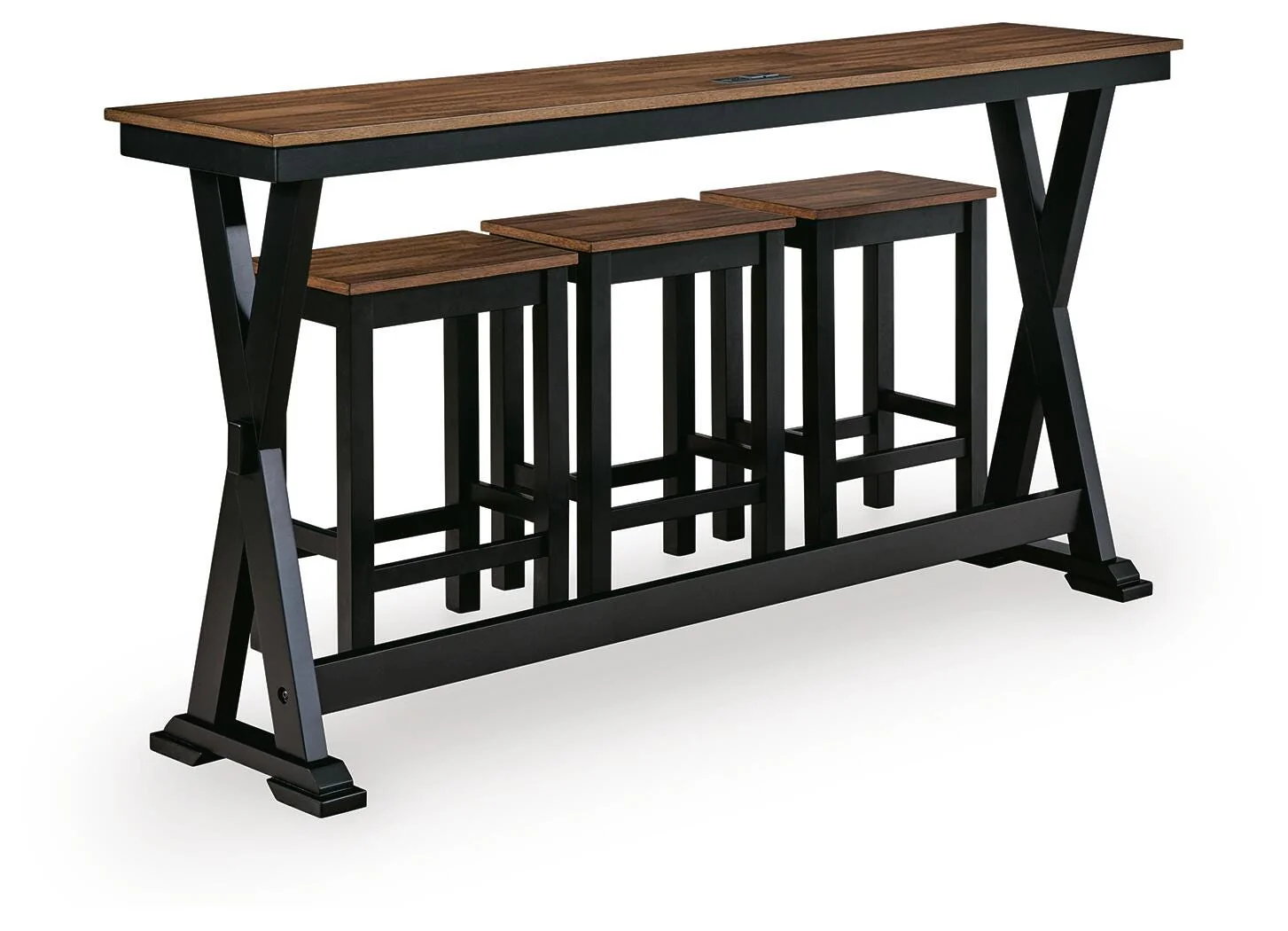 Wildenauer Counter Height Dining Table and 3 Barstools Set - Image 6
