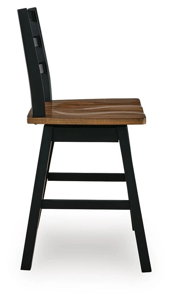 Wildenauer Counter Height Swivel Barstool - Image 9