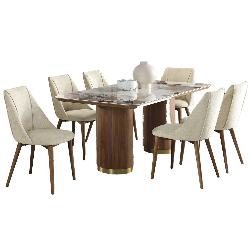 Willene Dining Table w/Ceramic Top - Image 5