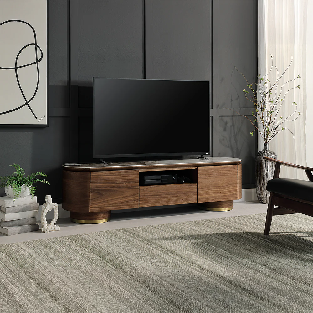 Willene TV Stand w/Ceramic Top - Image 5
