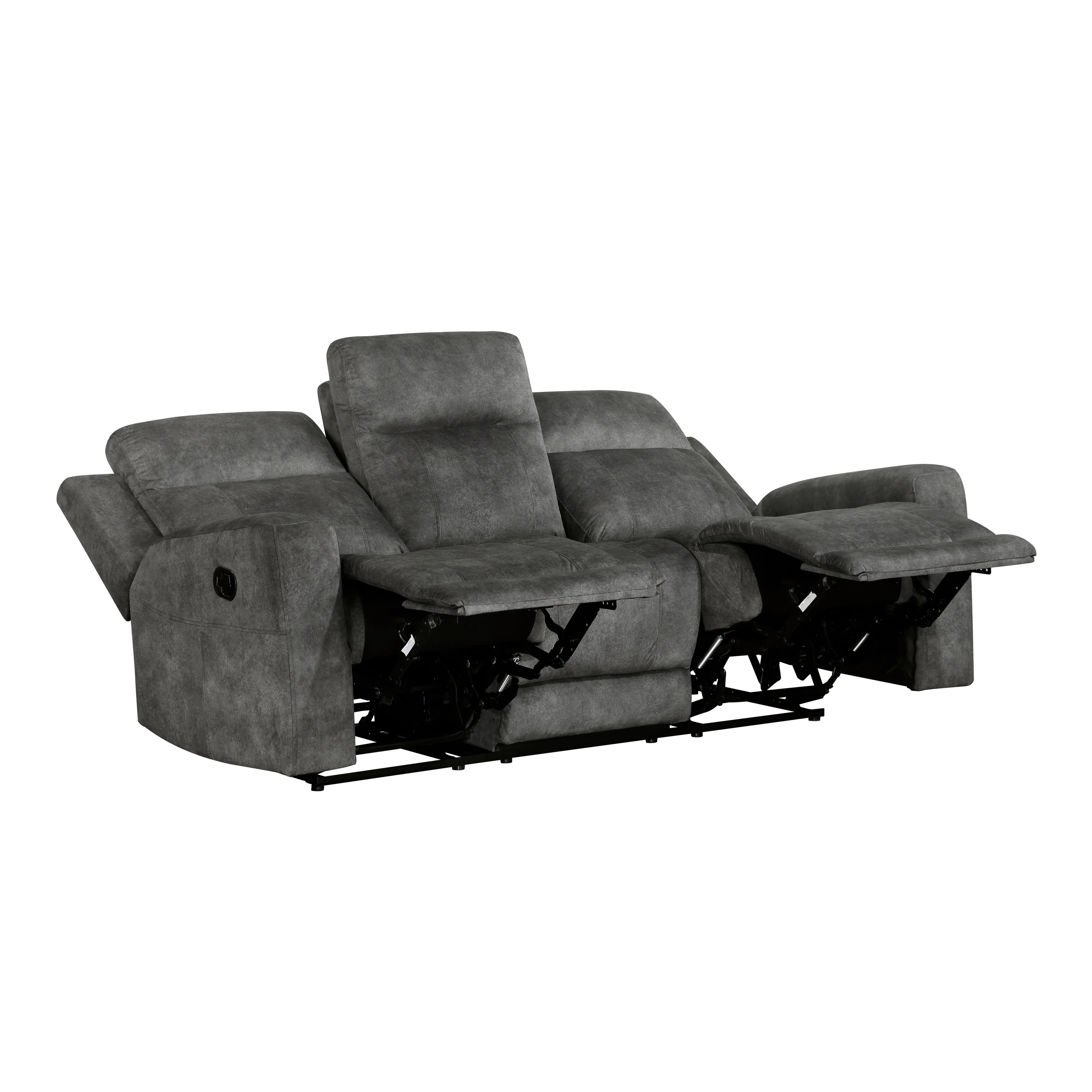 Yates Double Reclining Sofa in Brown/Gray - 9635DG-3 - Image 4