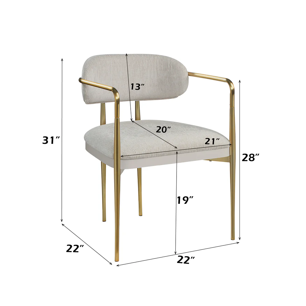 Zayn Arm Chair (Set-2) - Image 7
