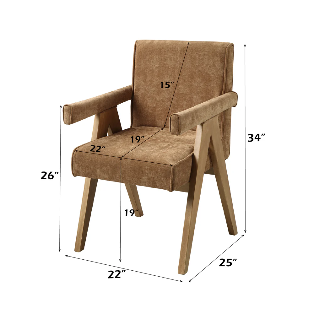 Zoey Arm Chair (Set-2) - Image 8