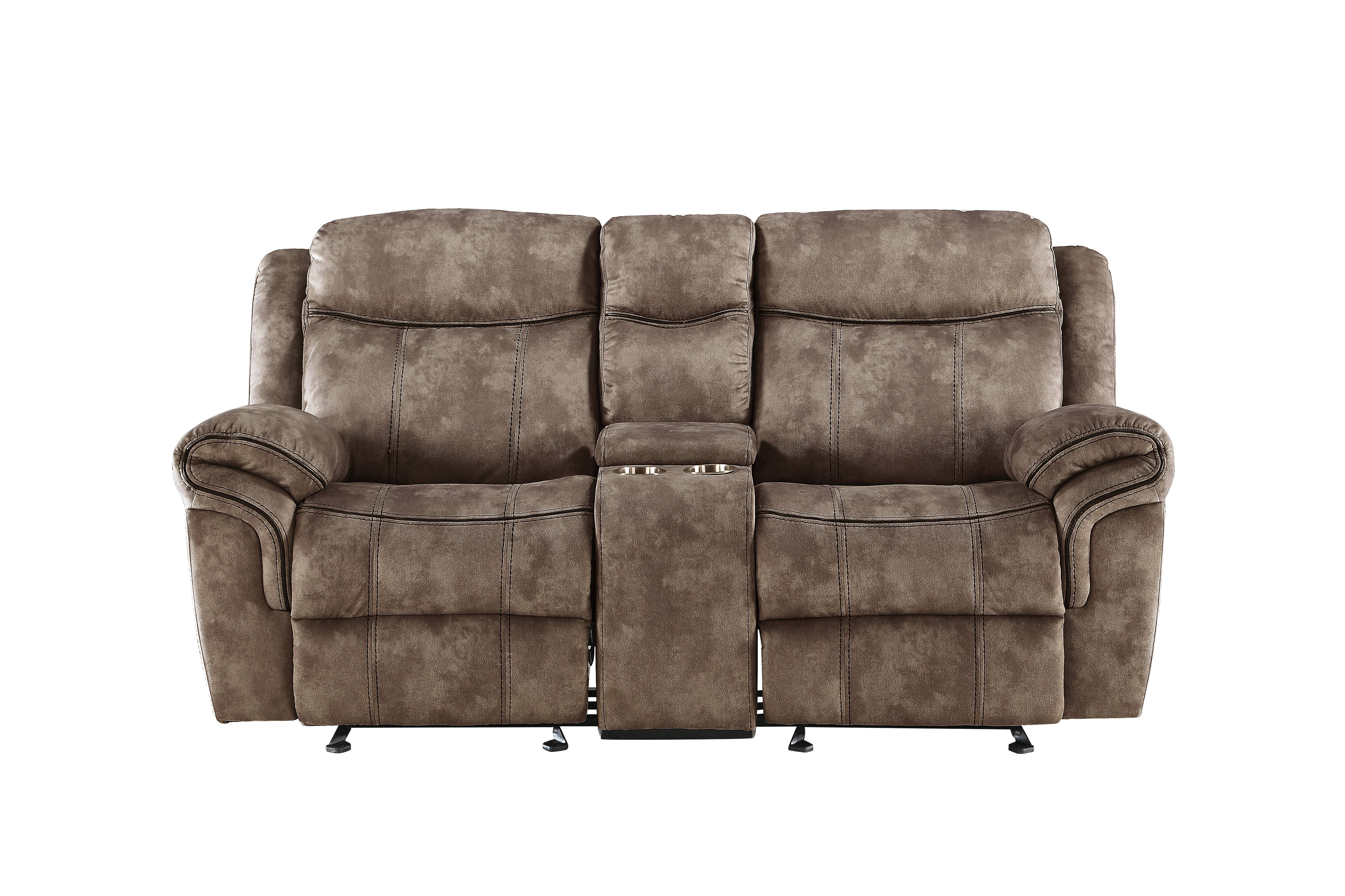 Zubaida Motion Loveseat & Console w/USB Port - Image 11