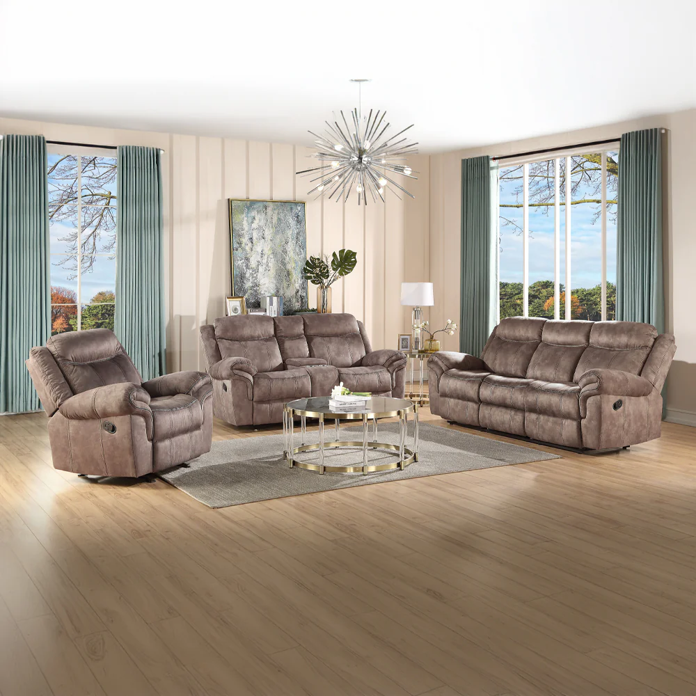 Zubaida Motion Sofa & Console w/USB Port - Image 9