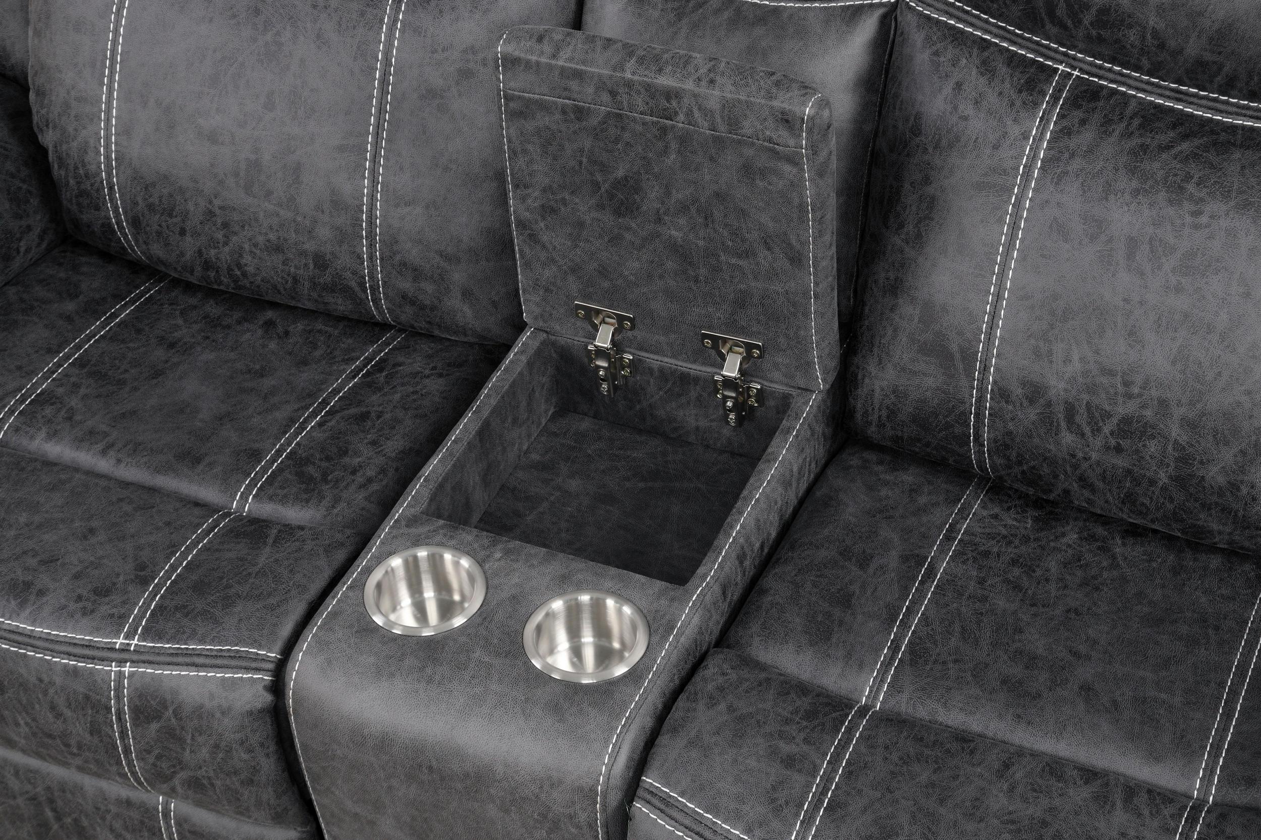 Zubaida Power Motion Loveseat w/USB Port - Image 14